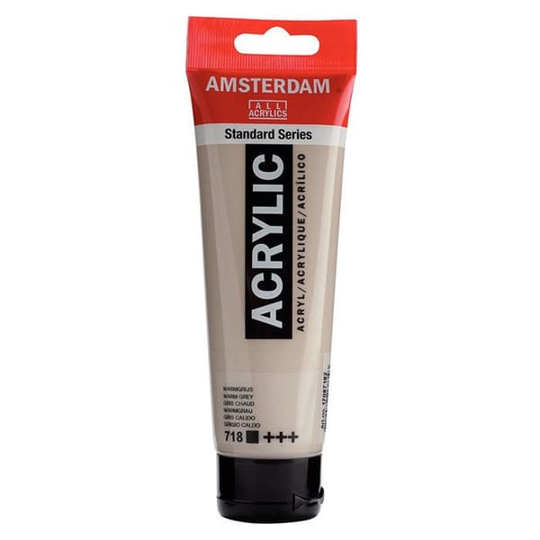 Akrylfärg - TALENS - Amsterdam - 120ml - Varmgrå - Matt finish