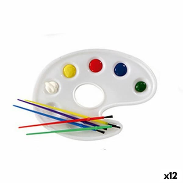 Målarset Pincello Multicolour (12 antal)