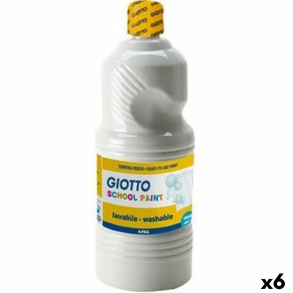Tempera Giotto Hvid 1 L (6 enheder)