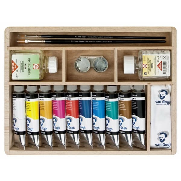 Set för oljemålning Talens Van Gogh Multicolour (2 antal)