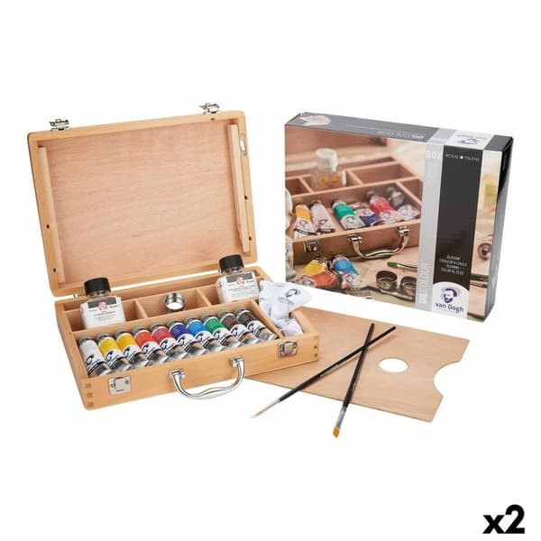 Set för oljemålning Talens Van Gogh Multicolour (2 antal)