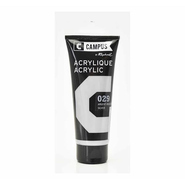 Akrylfärg 100 ml - Iriserande silver n°029
