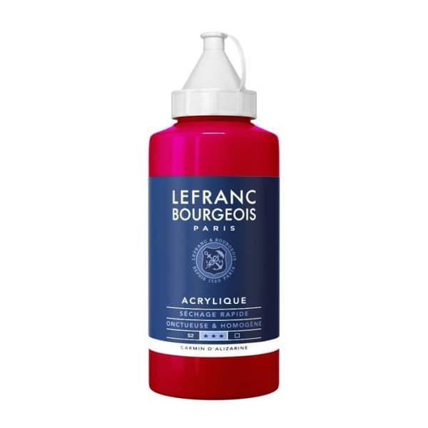 FIN AKRYLFÄRG 750ML CARMIN ALIZARINE LEFRANC BOURGEOIS
