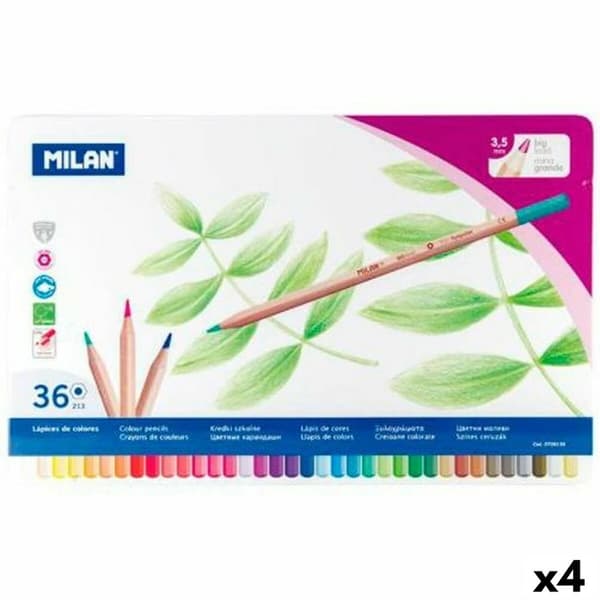 Färgpennor Milan Multicolour (4 antal)