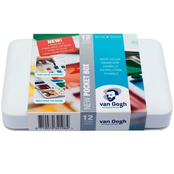 Sats med vattenfärger Talens Van Gogh Multicolour