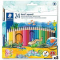 Miniatyrbild 1 av 2: Akvarellpennor Staedtler Noris Multicolour (5 antal)