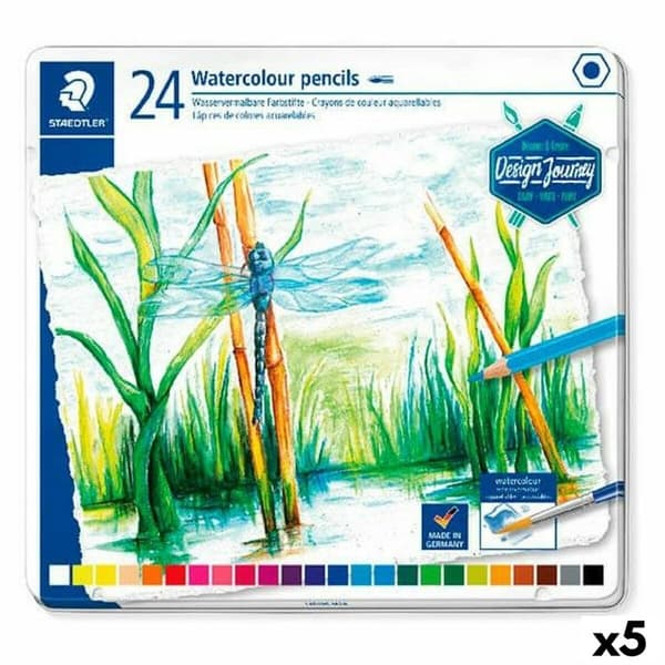 Vesivärikynät Staedtler Design Journey Monivärinen (5 osaa)
