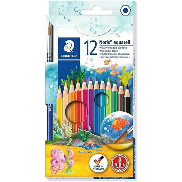 Akvarellpennor Staedtler Noris 12 Delar Multicolour (10 antal)