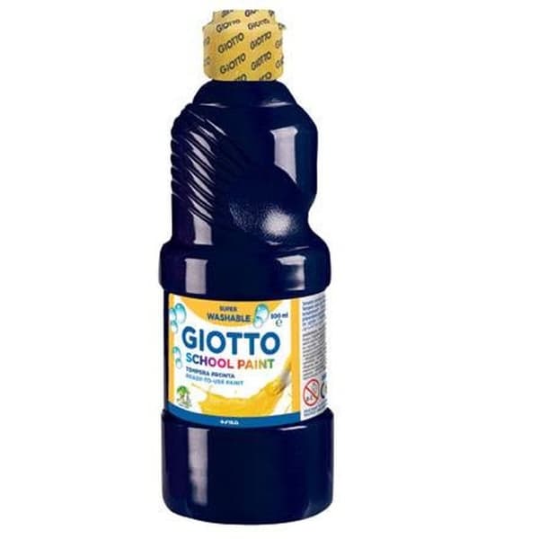 Tempera Giotto Svart 500 ml (6 antal)