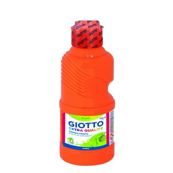 Tempera Giotto Fluo Orange 250 ml (8 enheder)