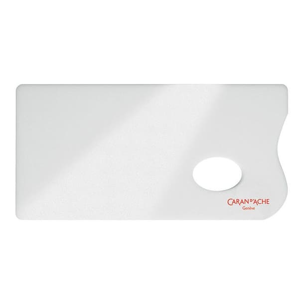 Palette Aquarelle - Caran d'Ache - 26 x 13 cm - Vitplast vit - UV-beständig - Lätt att rengöra