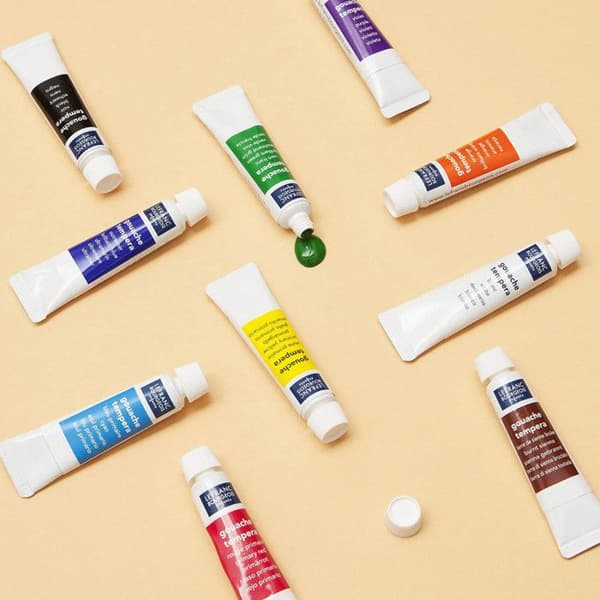 Gouache i tub - Etui med 10 tuber