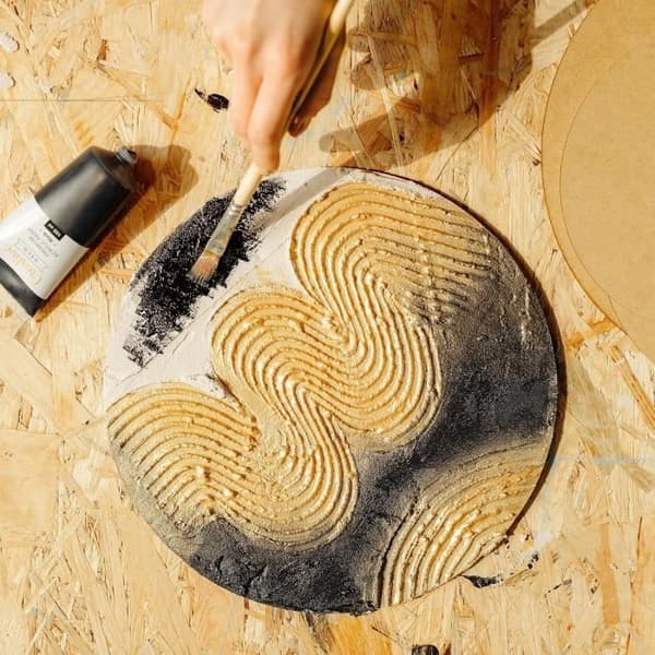 Creative Deco finkornig strukturpasta 500g | Konstnärlig teckning| Avlastningsstruktur | Texture Paste | Kreativ aktivitet