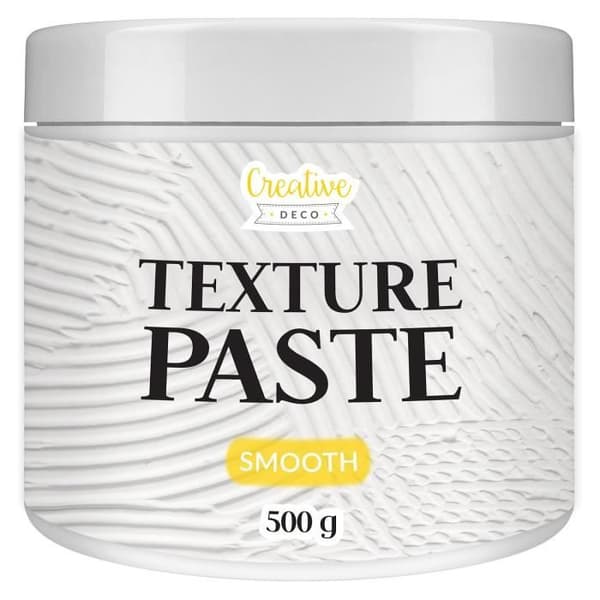 Creative Deco Smooth Structure Paste 500g | Konstnärlig teckning| Avlastningsstruktur | Texture Paste | Kreativ aktivitet