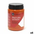 Miniatyrbild 1 av 2: Tempera La Pajarita L-06 6 Delar Satinfinish Skola Orange