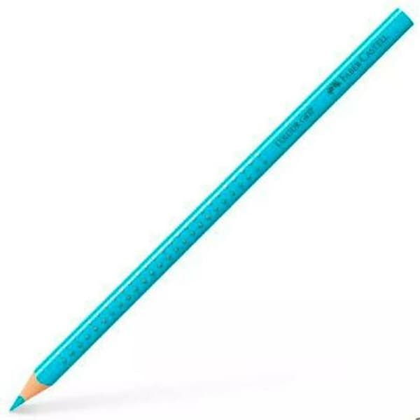 Färgpennor Faber-Castell Colour Grip Turkos (12 antal)