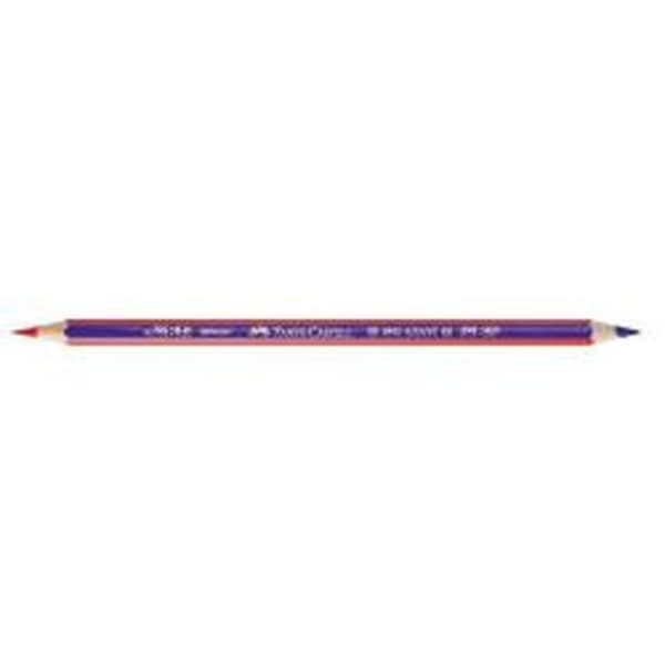 Färgpennor Faber-Castell 116000 Blå Röd (12 antal)