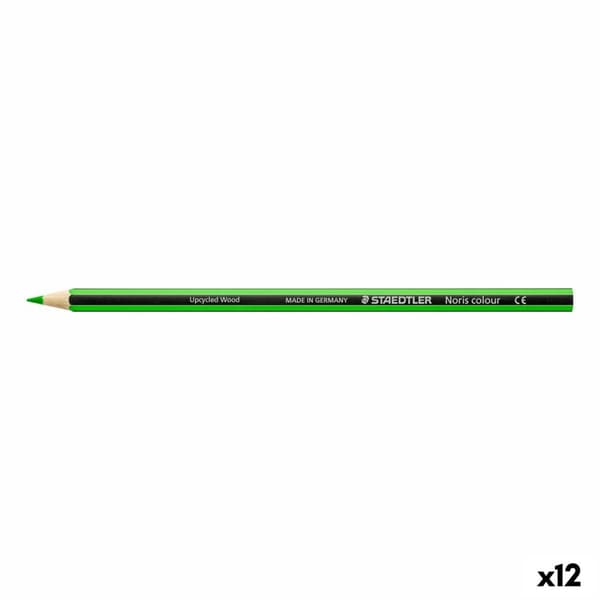 Färgpennor Staedtler Wopex Ljusgrön (12 antal)