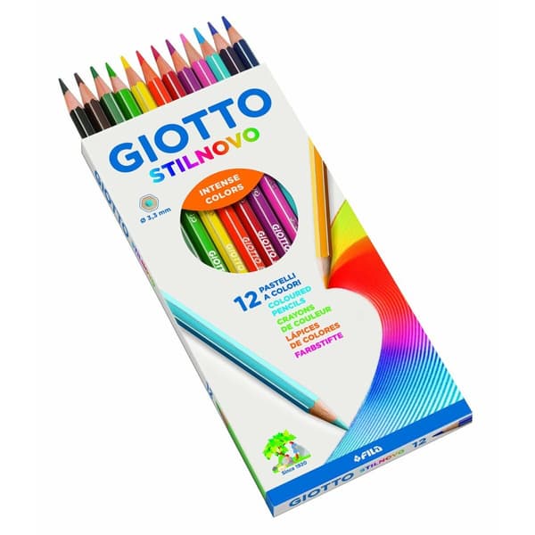 Fargeblyanter Giotto Stilnovo Flerfarget 12 Deler