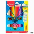 Miniatyrbillede 1 af 2: Farveblyanter Maped Color' Peps Multifarvet 24 Dele (12 enheder)