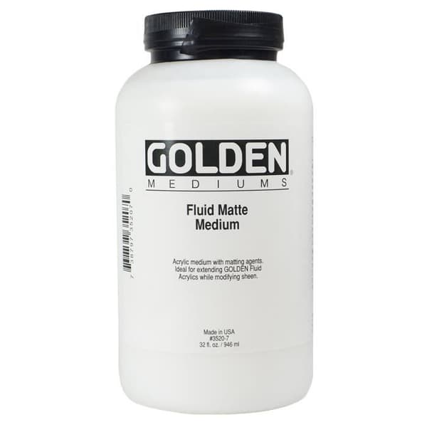 Golden Acrylic medium: FLUID MATTE medium 946ml