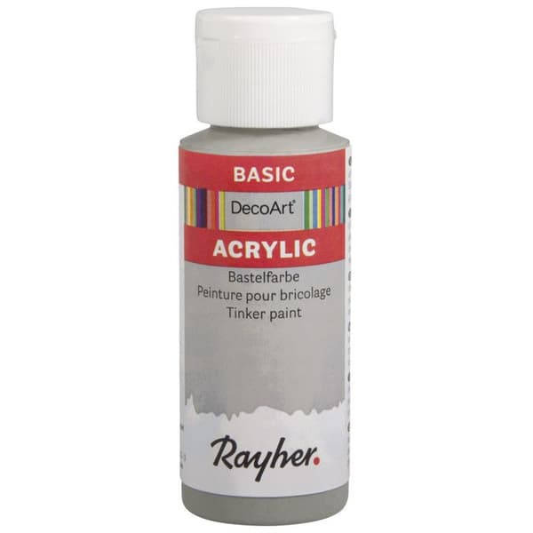 Måla - Deco Art - Ljusgrå - Akryl - 59 ml - Blandet