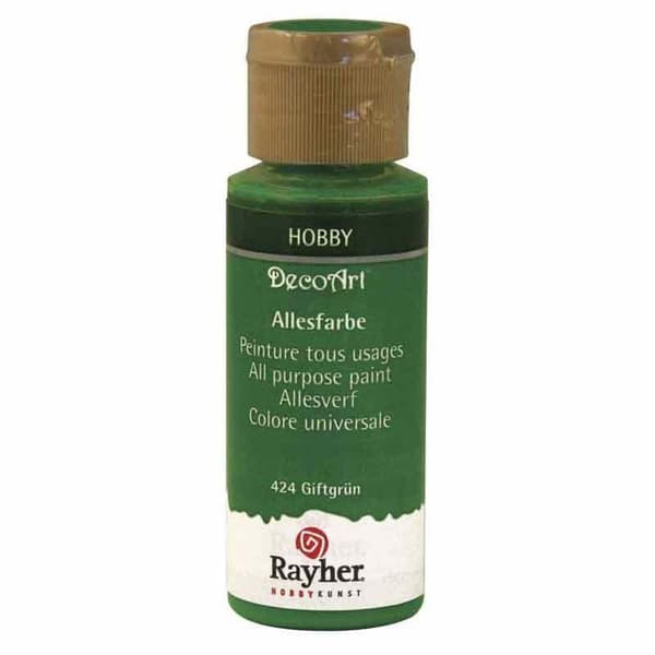 Akrylfärg - Deco Art - HOBBY - Giftgrön - 59 ml - Ljusbeständig