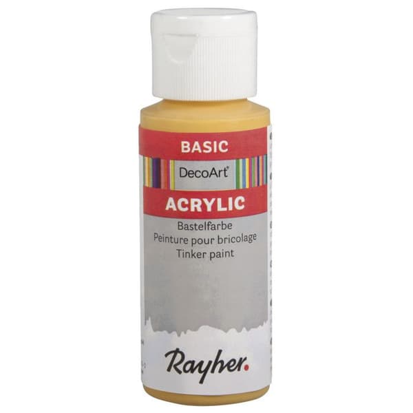 Målning - Deco Art - Ljus ockra - Akryl - 59 ml - Blandad