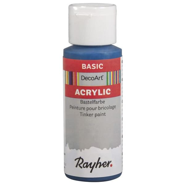 Färg - Deco Art - Azurblå - Akryl - 59 ml - Blandad