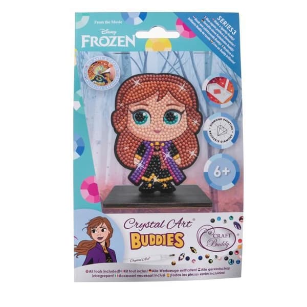 Akrylfärg Diamantmålning Crystal Art Buddy 8x11cm Anna