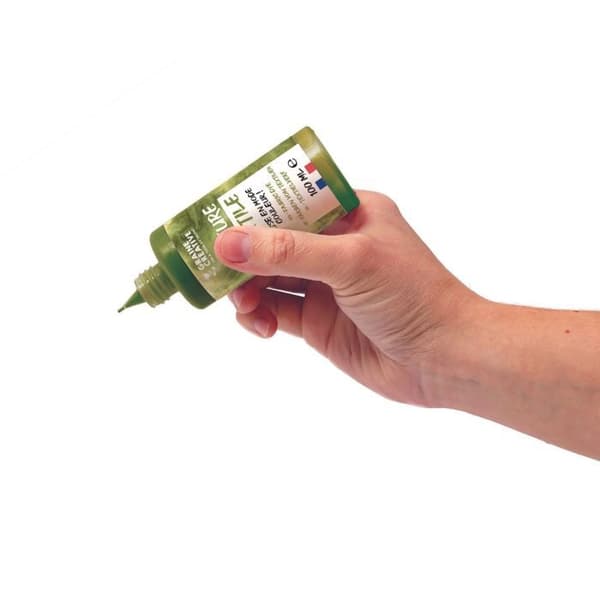 Textilfärg 100 ml slips- och stanseffekt - khakigrön