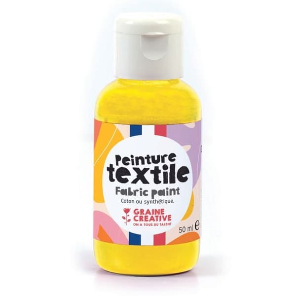 Textilfärg 50 ml - gul