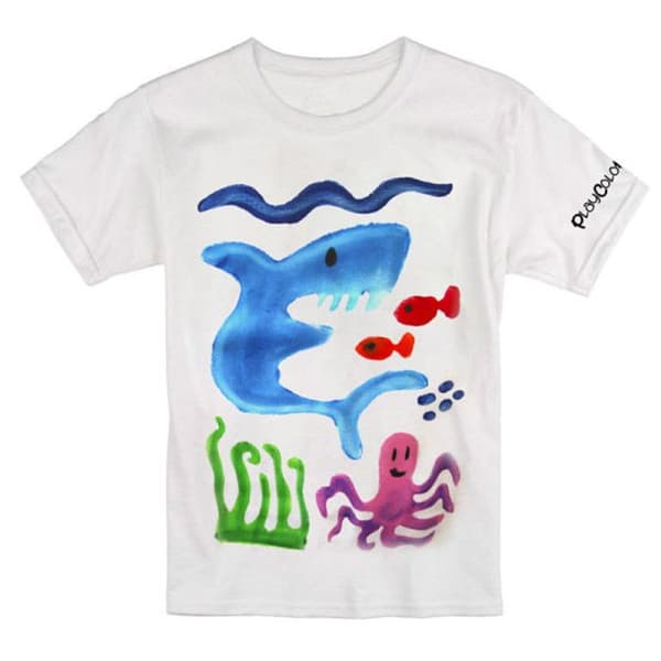 Gouache för textil Playcolor 6 st + Mönsterpojke