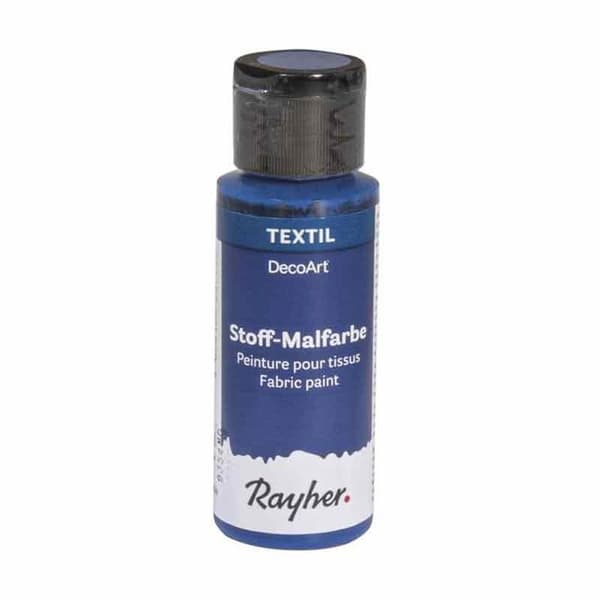 Tygfärg 59 ml - Mörkblå