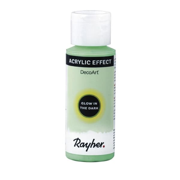 Fosforescerande fluorescerande akrylfärg 59 ml - grön