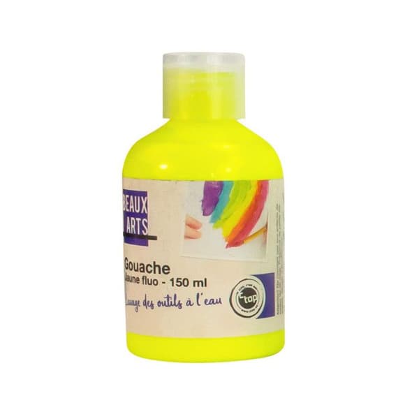 Gouache för barn Gul neon 150ml