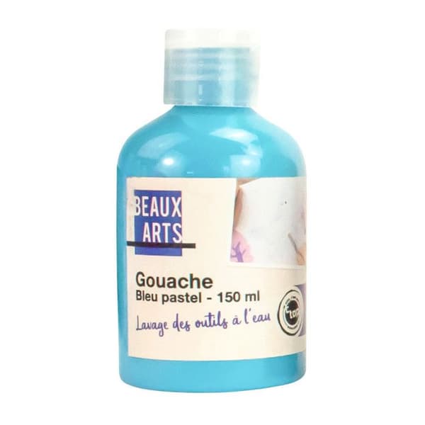 Gouache för barn Blå pastell 150ml
