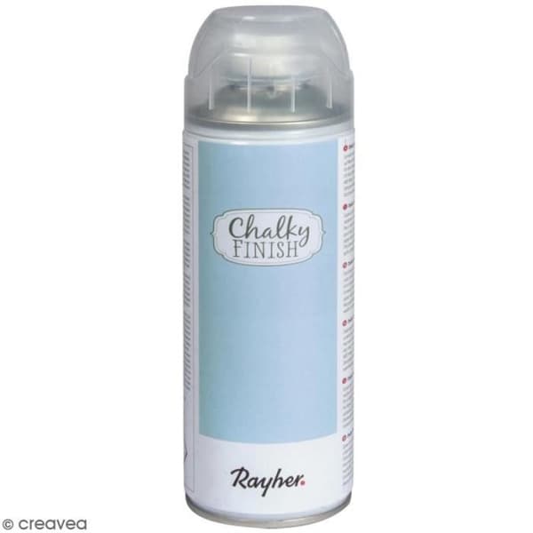Sprayfärg - Rayher - Kritfinish - 400 ml - Färg: Pastellblå - Ultra matt