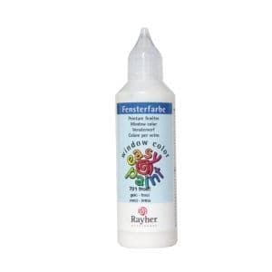 Repositionerbar färg - Rayher - Fönsterfärg gelé - 80ml - Gul - Transparent