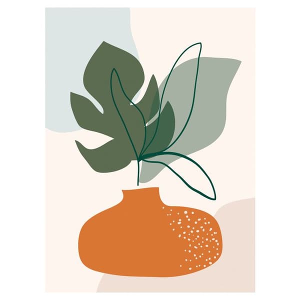 Målning - MegaCrea - Vas - 30 x 40 cm - DIY-kit - Från 8 år