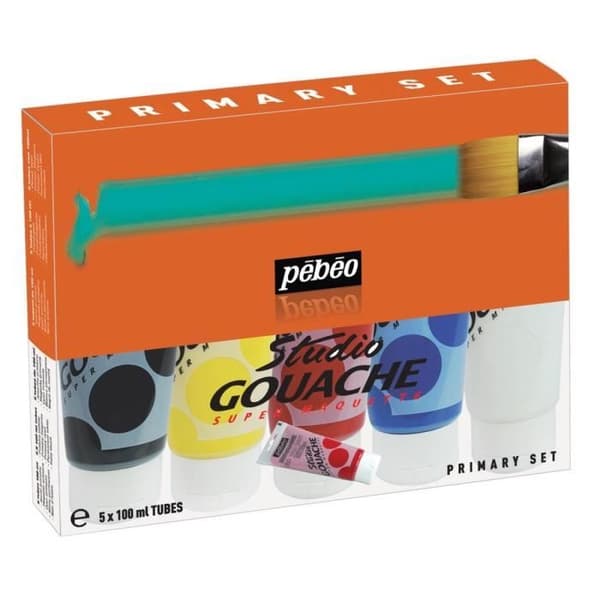 PEBEO Gouache studio 5 tuber 100 ml
