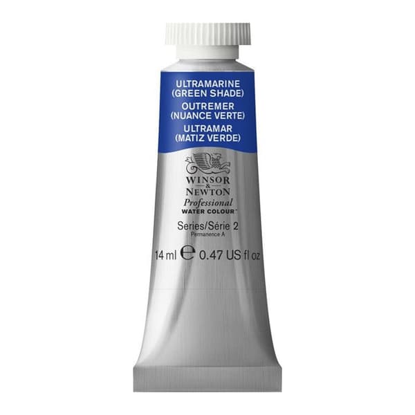 Winsor och Newton Artists Ultramarine Watercolor (grön nyans) (2) 14ml