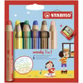 Miniatyrbild 1 av 6: Färgpennor Stabilo Woody 3 i 1 Multicolour