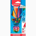 Miniatyrbillede 2 af 2: Farveblyanter Maped Color' Peps Strong Multifarvet 12 Dele (12 enheder)