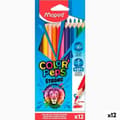 Miniatyrbillede 1 af 2: Farveblyanter Maped Color' Peps Strong Multifarvet 12 Dele (12 enheder)