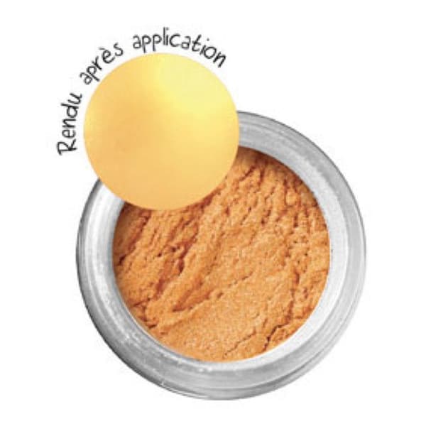 Puder med metallisk effekt Guld