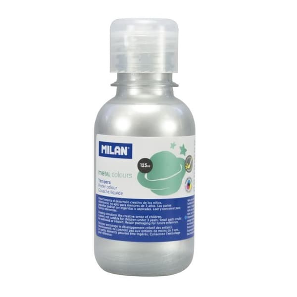125 ml silvergouacheflaska