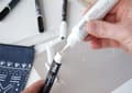 Miniatyrbild 4 av 4: Javana textilfärg - 92771 - KREUL Toma - TEXI Max Opak plast gånger Stylus, 2-4 mm, koppar