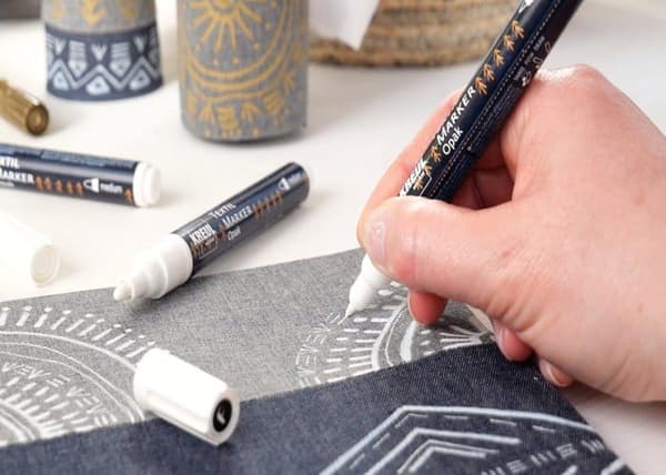 Javana textilfärg - 92771 - KREUL Toma - TEXI Max Opak plast gånger Stylus, 2-4 mm, koppar