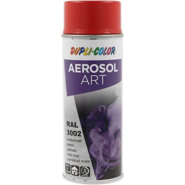 Sprayfärg - Duplicolor - Karminröd - 400 ml - Vädretålig - Snabbtorkande